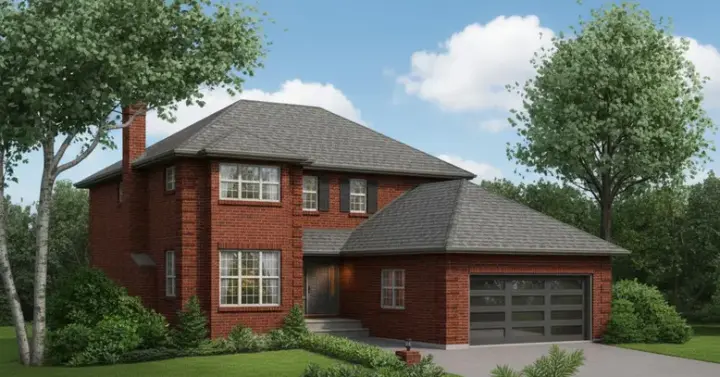 Traditional house plans 35-525 - front exterior, 2,464 sq ft, 4 bed, 2 bath house plans | Monster House Plans