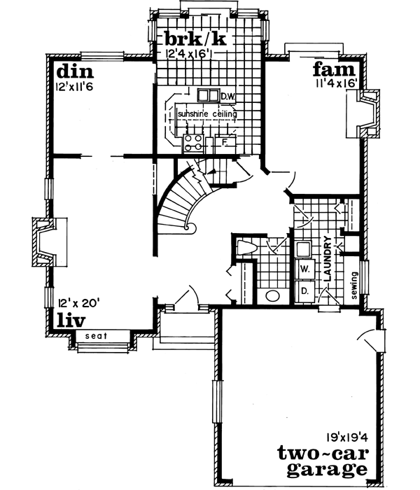 Main Floor Plan: 35-525