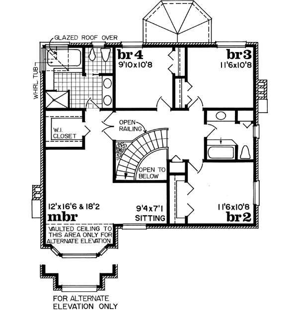 Upper/Second Floor Plan: 35-526