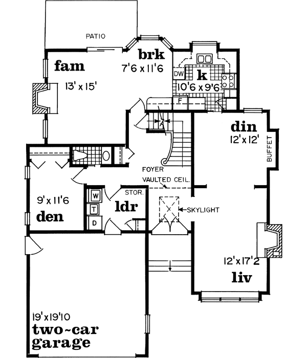 Main Floor Plan: 35-532