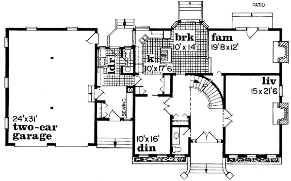 Main Floor Plan: 35-544