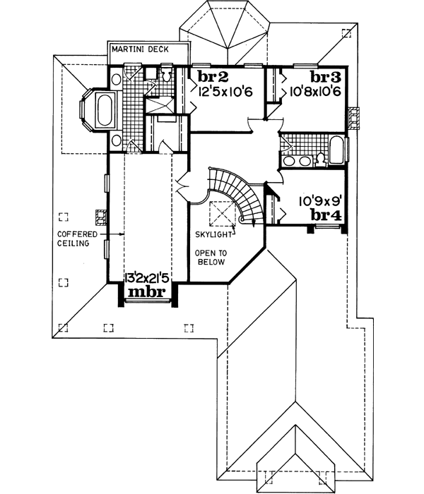 Upper/Second Floor Plan: 35-547