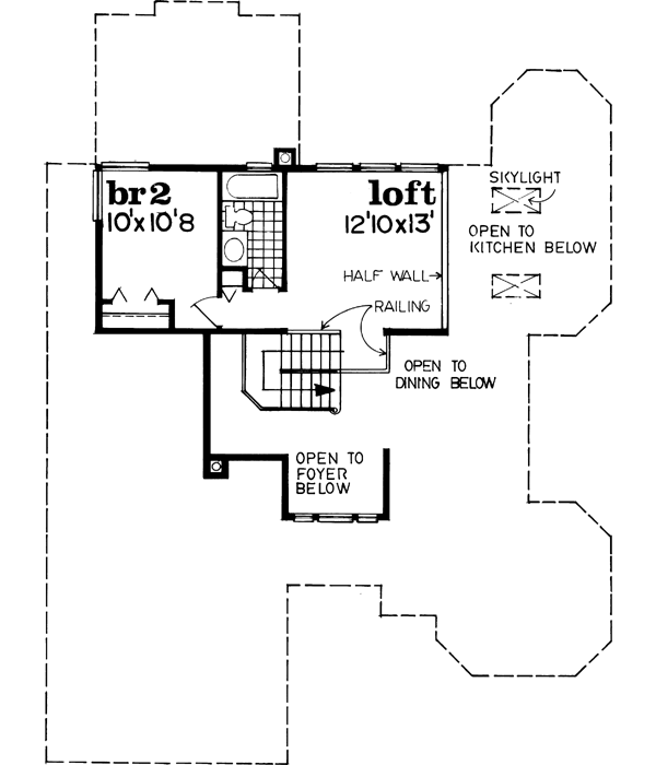 Upper/Second Floor Plan: 35-548