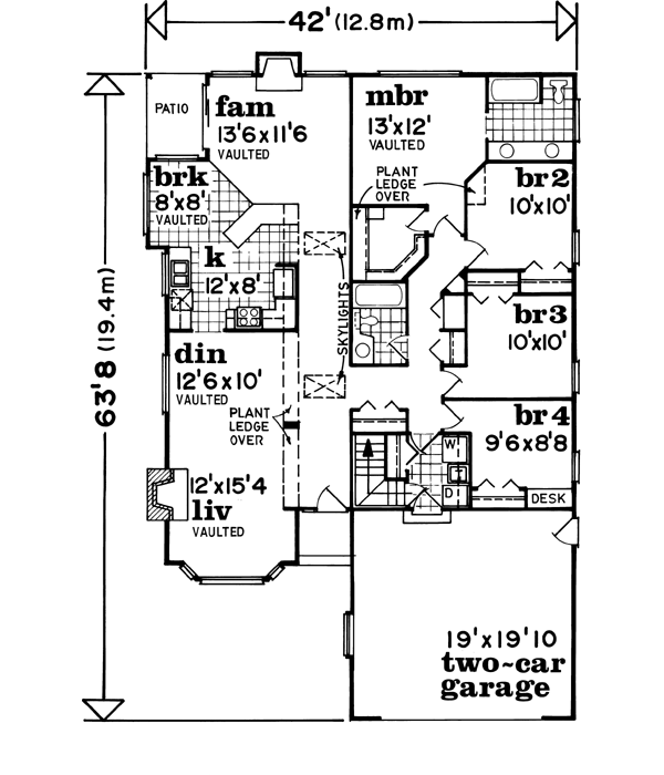Main Floor Plan: 35-552