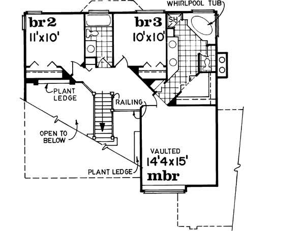 Upper/Second Floor Plan: 35-554