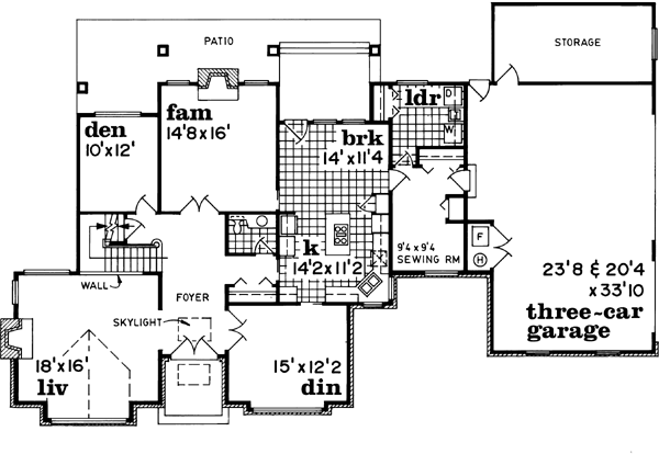 Main Floor Plan: 35-556