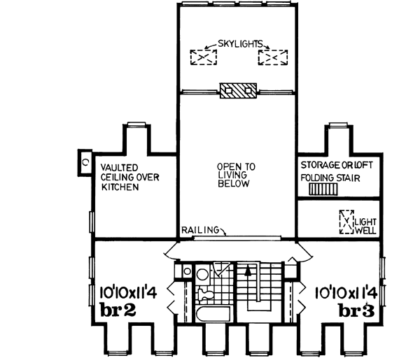 Upper/Second Floor Plan: 35-559