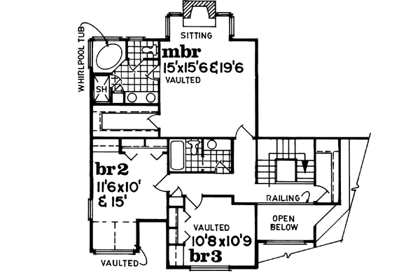 Upper/Second Floor Plan: 35-563