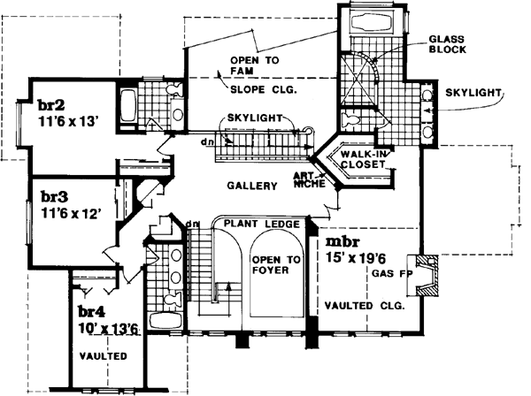 Upper/Second Floor Plan: 35-568