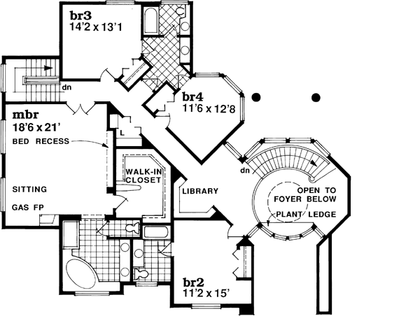 Upper/Second Floor Plan: 35-569