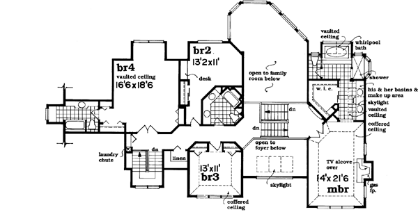 Upper/Second Floor Plan: 35-570
