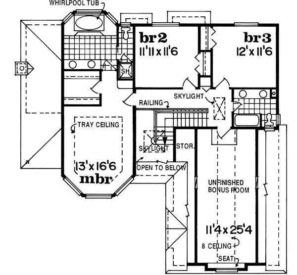 Upper/Second Floor Plan: 35-572