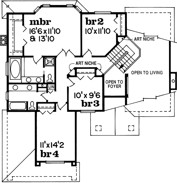 Upper/Second Floor Plan: 35-574