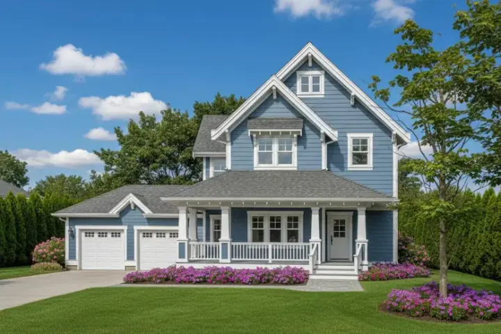 Craftsman house plans 35-580 - front exterior, 1,990 sq ft, 3 bed, 2 bath house plans | Monster House Plans