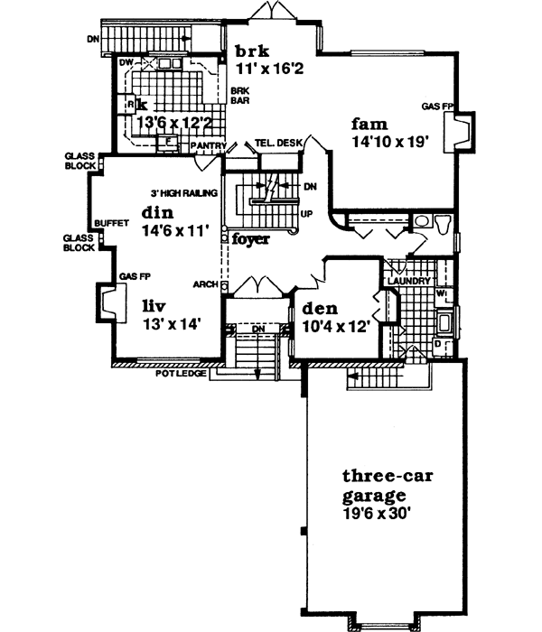 Main Floor Plan: 35-586