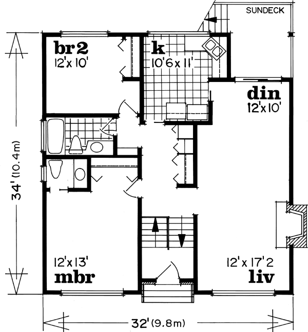Main Floor Plan: 35-592