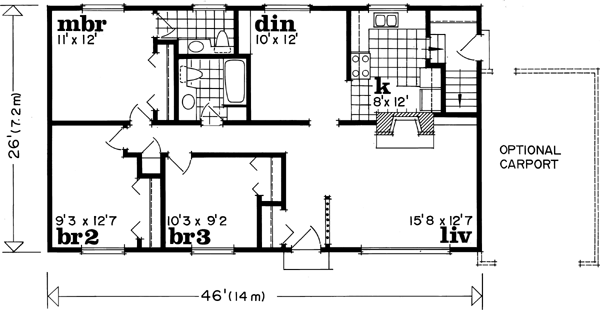 Main Floor Plan: 35-593