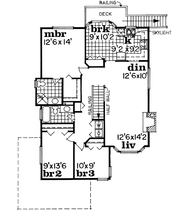 Upper/Second Floor Plan: 35-595