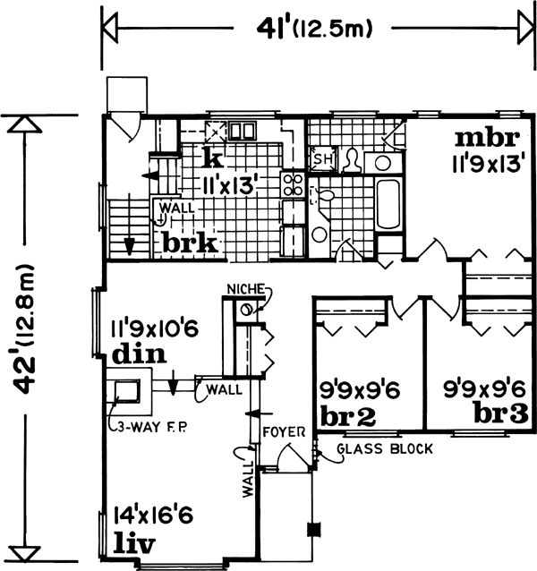 Main Floor Plan: 35-596