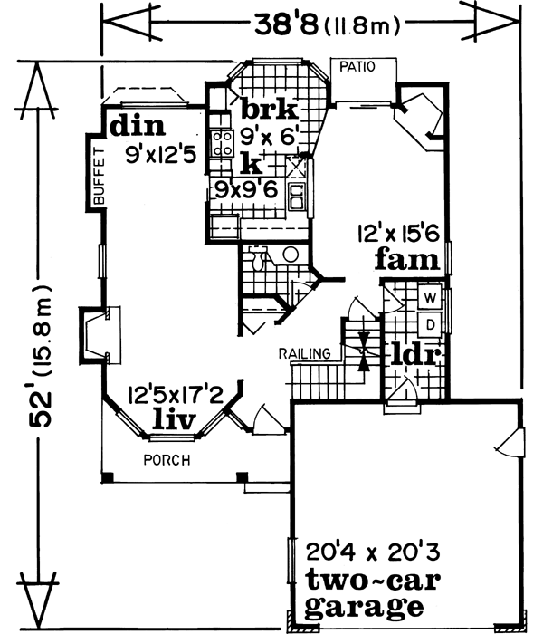 Main Floor Plan: 35-598