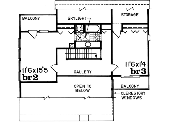 Upper/Second Floor Plan: 35-599