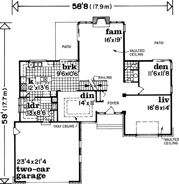 Main Floor Plan: 35-600