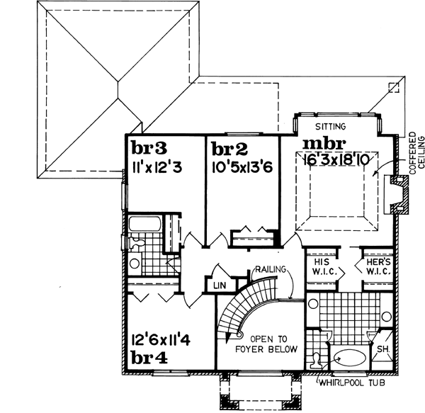 Upper/Second Floor Plan: 35-601
