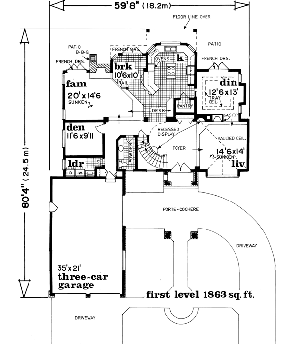 Main Floor Plan: 35-603