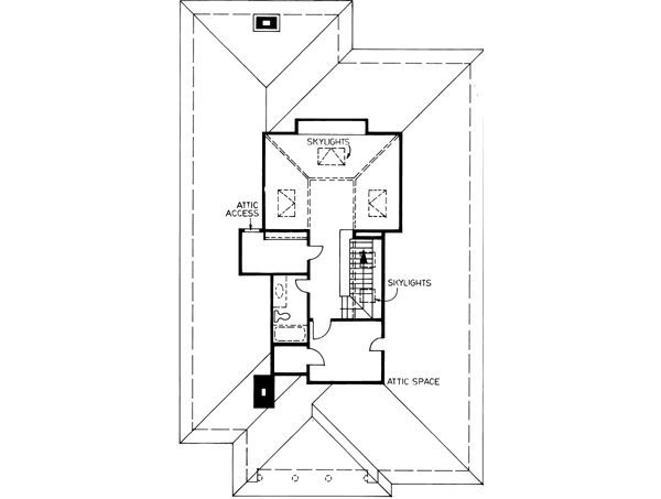 Upper/Second Floor Plan 35-604