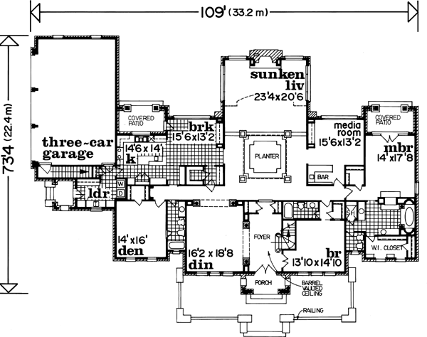 Main Floor Plan: 35-605