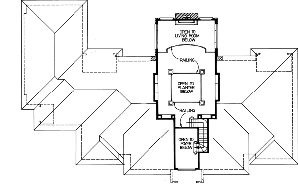 Upper/Second Floor Plan: 35-605