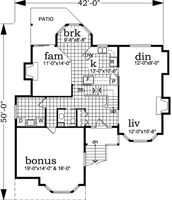 Main Floor Plan: 35-608