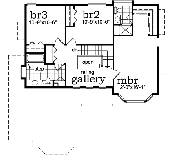 Upper/Second Floor Plan: 35-608