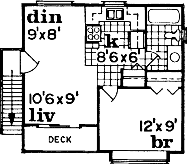 Upper/Second Floor Plan: 35-633
