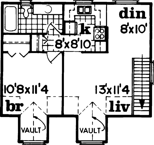 Upper/Second Floor Plan: 35-634