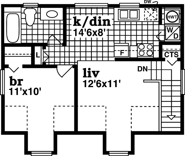 Upper/Second Floor Plan: 35-636