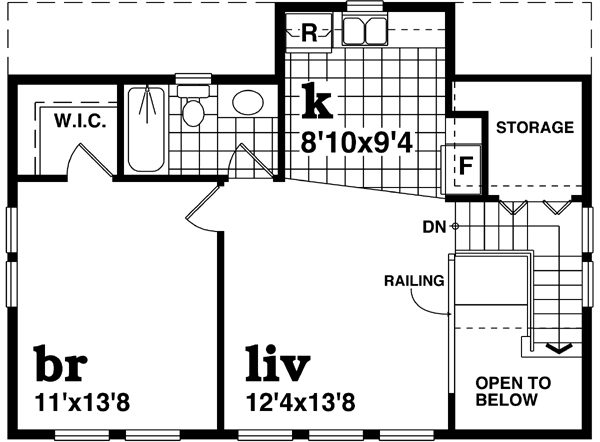 Upper/Second Floor Plan: 35-638