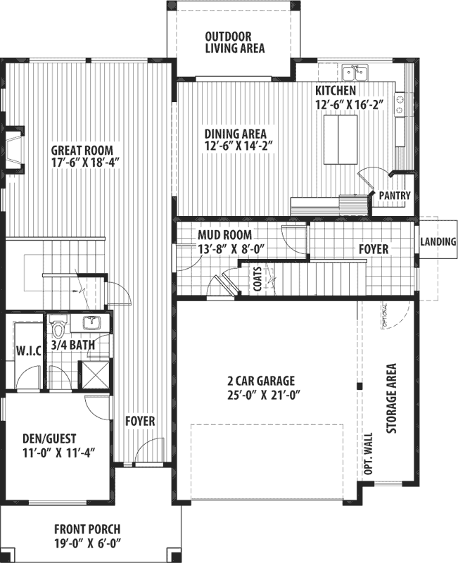 Main Floor Plan: 36-101
