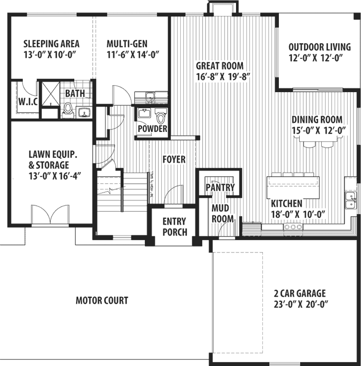 Main Floor Plan: 36-104