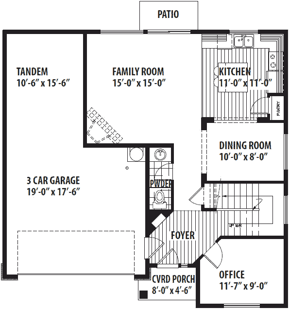Main Floor Plan: 36-117