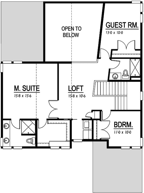 Upper/Second Floor Plan: 36-119