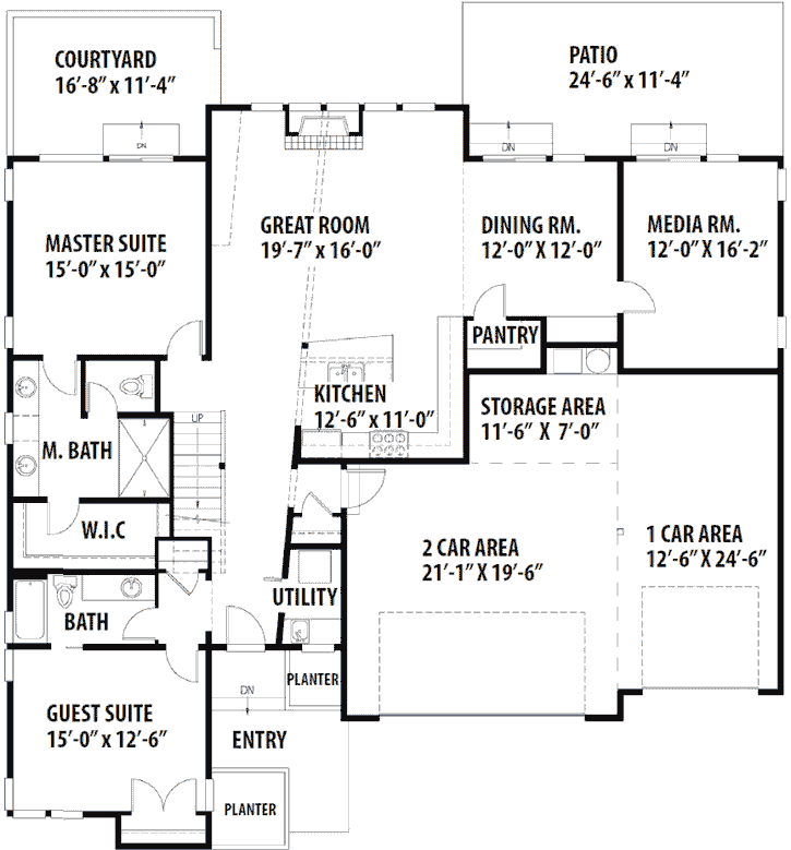 Main Floor Plan: 36-123