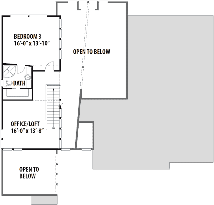 Upper/Second Floor Plan: 36-123