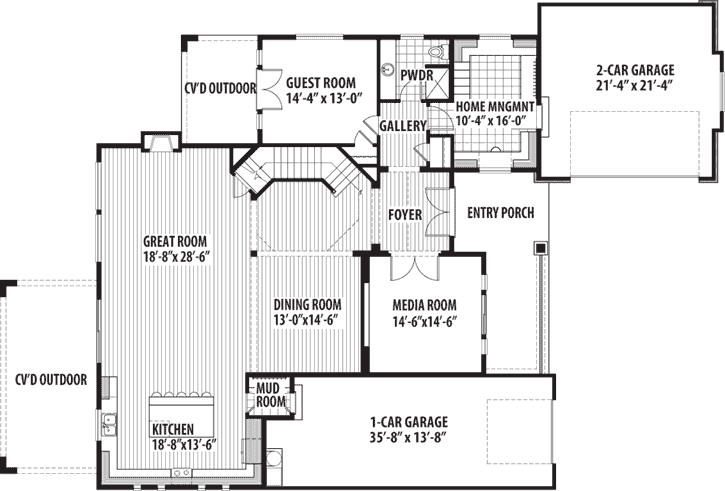 Main Floor Plan: 36-128