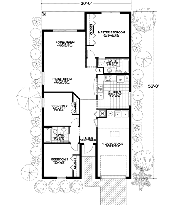 Main Floor Plan: 37-105