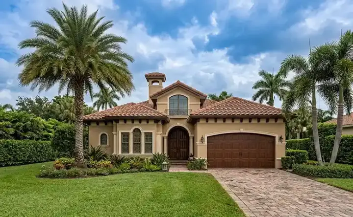 Mediterranean house plans 37-123 - front exterior, 3,485 sq ft, 3 bed, 2 bath house plans | Monster House Plans
