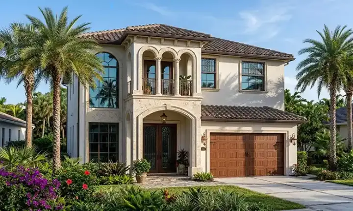 Florida house plans 37-135 - front exterior, 2,647 sq ft, 5 bed, 3 bath house plans | Monster House Plans