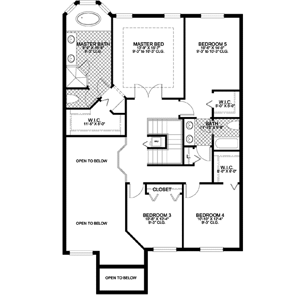 Upper/Second Floor Plan: 37-135