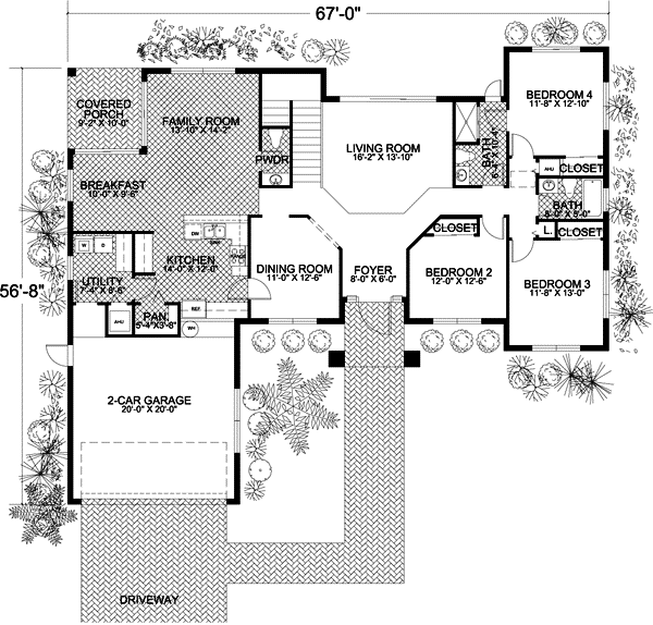 Main Floor Plan: 37-136
