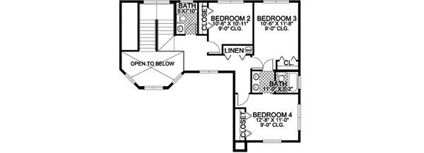Upper/Second Floor Plan: 37-137